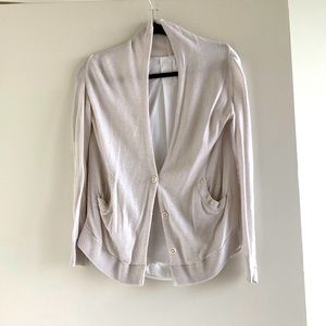 Lululemon white cardigan size 4